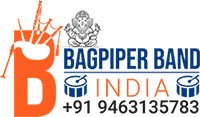 Bagpipers in india logo